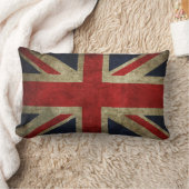 ヴィンテージの英国国旗 ランバークッション (ブランケット)