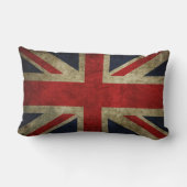 ヴィンテージの英国国旗 ランバークッション (裏面)