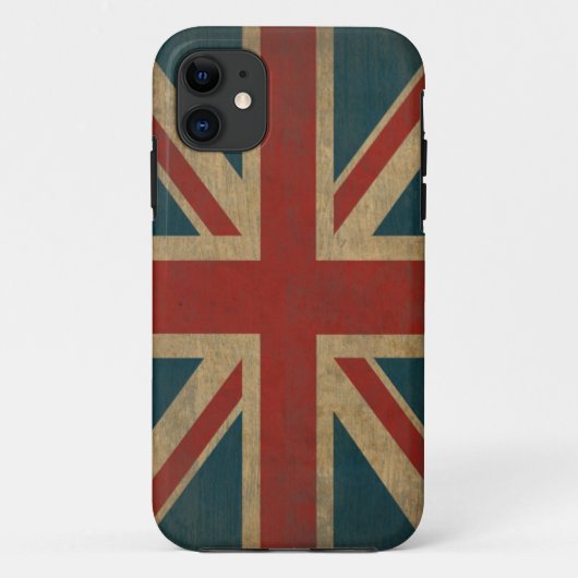 ヴィンテージの英国国旗 Case-Mate iPhoneケース (裏面)