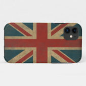 ヴィンテージの英国国旗 Case-Mate iPhoneケース (裏面(横))