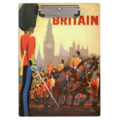 ヴィンテージの英国王室近衛兵 イギリス クリップボード (正面)