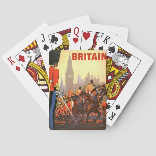 ヴィンテージの英国王室近衛兵 イギリス トランプ (裏面)