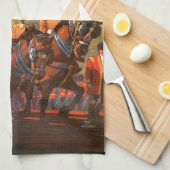 ヴィンテージの英国王室近衛兵 グレートブリテン キッチンタオル (四つ折り)