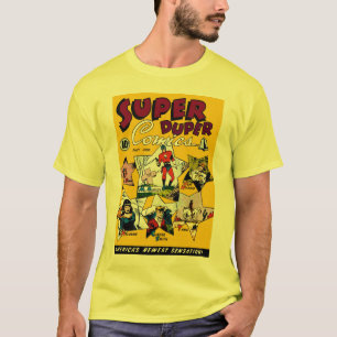 ヴィンテージの英雄の喜劇的な漫画の芸術 Tシャツ