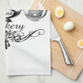 ヴィンテージの茶部屋およびパン屋はタオルをkichen キッチンタオル (四つ折り)