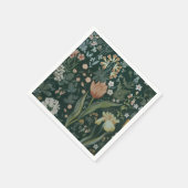 ヴィンテージの草原のタペストリー スタンダードカクテルナプキン (角)