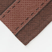 ヴィンテージの荷物の世界旅行スーツケースのステッカーの名前 フリースブランケット (角)