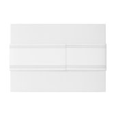 ヴィンテージの華美な灰色の腹バンド 招待状ベリーバンド (裏面例)