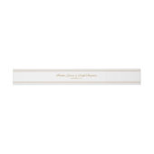 ヴィンテージの華美な金ゴールドの腹バンド 招待状ベリーバンド (フラット)