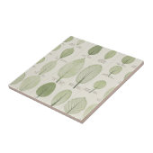 ヴィンテージの葉のイラストレーション タイル (側面)