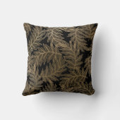 ヴィンテージの葉のバロック クッション (裏面)