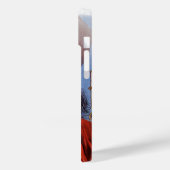 ヴィンテージの葉巻ラベルアート、カウボーイがターゲットをとらえる Case-Mate iPhoneケース (裏面 / 左)