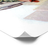 ヴィンテージの蒸し上げクリーム小麦ポスター ポスター (角)