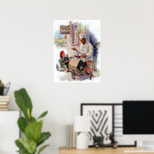 ヴィンテージの蒸し上げクリーム小麦ポスター ポスター (ホームオフィス)