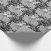 ヴィンテージの蒸気の列車のデザインの包装紙 ラッピングペーパー (角)