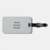 ヴィンテージの蒸気の列車のデザインの荷物のラベル ラゲッジタグ (裏面横)