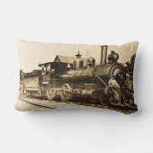 ヴィンテージの蒸気機関および列車乗務員の鉄道 ランバークッション (裏面)