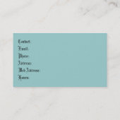 ヴィンテージの蒸気機関の列車の名刺 名刺 (裏面)