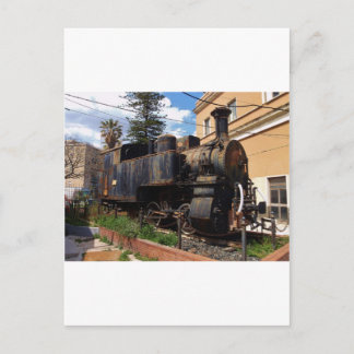 ヴィンテージの蒸気機関車 ポストカード