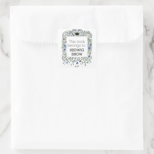 ヴィンテージの蔵書票 スクエアシール (バッグ)