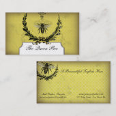 ヴィンテージの蜂のApiaryの名刺の蜜蜂の巣の蜜蝋 名刺 (正面/裏面)