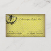 ヴィンテージの蜂のApiaryの名刺の蜜蜂の巣の蜜蝋 名刺 (裏面)