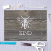 ヴィンテージの蜂は親切で素朴な木製のティッシュペーパーです 薄葉紙 (クラフト)