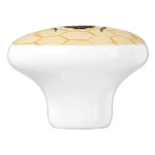 ヴィンテージの蜜蜂および蜜蜂の巣 セラミックノブ (側面)