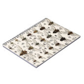 ヴィンテージの蝉のイラストレーション ノートブック (左側)