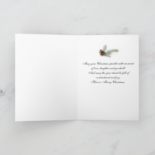 ヴィンテージの蝋燭が付いているクリスマスカード、 シーズンカード (内部)