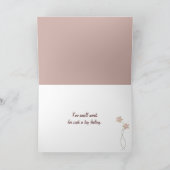 ヴィンテージの蝶ありがとう サンキューカード (内部)