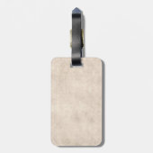 ヴィンテージの蝶イラストレーション1800'sの蝶 ラゲッジタグ (裏面縦)