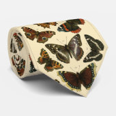 ヴィンテージの蝶分類学のプリント ネクタイ (ロール)