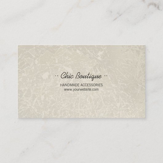 ヴィンテージの蝶旧式なジュエリーの名刺 名刺 (裏面)