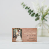 ヴィンテージの衣類の中古品店のブティックビジネス 名刺 (スタンド正面)