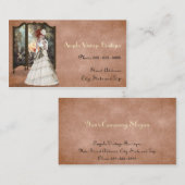 ヴィンテージの衣類の中古品店のブティックビジネス 名刺 (正面/裏面)