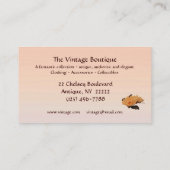 ヴィンテージの衣類 名刺 (裏面)