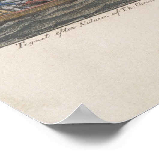 ヴィンテージの表示セントクロワ(1839) ポスター (角)