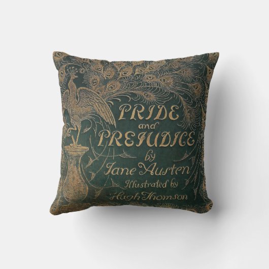 ヴィンテージの表紙の枕 クッション (裏面)