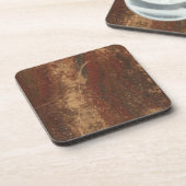 ヴィンテージの表紙、レトロのフェイクな革限界 コースター (左側)