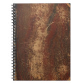 ヴィンテージの表紙、レトロのフェイクな革限界 ノートブック (正面)