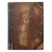 ヴィンテージの表紙、レトロのフェイクな革限界 ノートブック (正面)