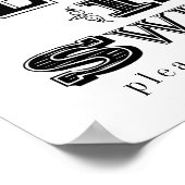 ヴィンテージの表結婚に署名する ポスター (角)