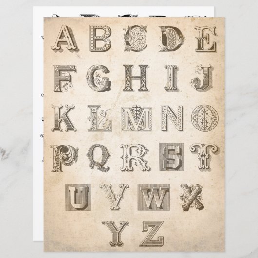 ヴィンテージの装飾の古い文字の襟を切る (正面/裏面)