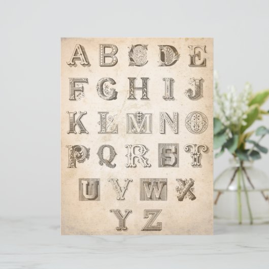 ヴィンテージの装飾の古い文字の襟を切る (スタンド正面)