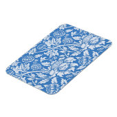 ヴィンテージの装飾用の青い模様人気がある、 マグネット (左側)