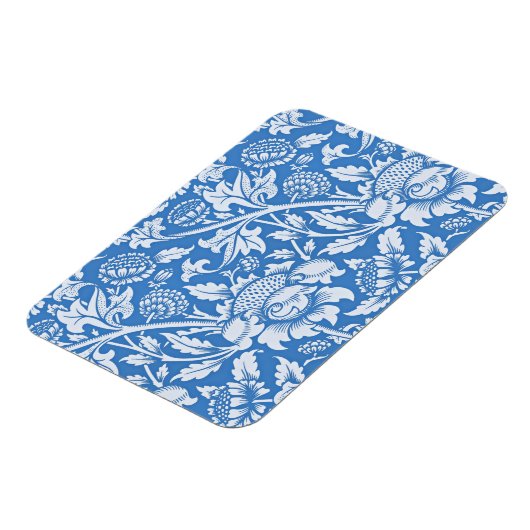 ヴィンテージの装飾用の青い模様人気がある、 マグネット (左側)