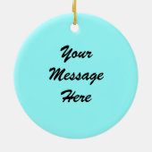 ヴィンテージの複葉機 セラミックオーナメント (裏面)