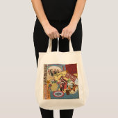 ヴィンテージの西部のコラージュのトートバック トートバッグ (正面(商品))