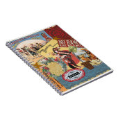 ヴィンテージの西部のコラージュのノート ノートブック (右側)